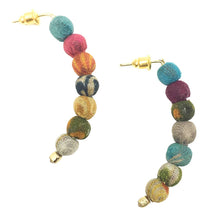 Load image into Gallery viewer, Kantha Petite Arc Earrings