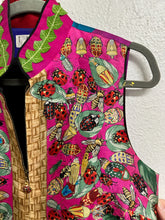 Load image into Gallery viewer, Pink patterned Tapp New York One of a Kind Print Vest - Medium
