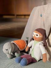 Load image into Gallery viewer, Scientist Hand Knitted Doll
