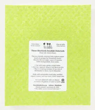 Load image into Gallery viewer, Flower Power Green Swedish Dishcloth