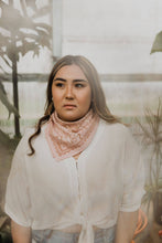 Load image into Gallery viewer, Wild Horses Pink Rust Cotton Bandana