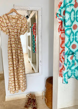 Load image into Gallery viewer, Sunset Cotton Block Printed Mollusk Kaftan