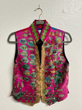 Load image into Gallery viewer, Pink patterned Tapp New York One of a Kind Print Vest - Medium