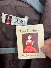 Load image into Gallery viewer, NWT Tea Designs by Michelle N. Vintage Geometric Print Blazer Coat - Size 4