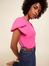 Load image into Gallery viewer, Cotton Tulip Sleeve Tee - Pink