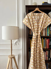 Load image into Gallery viewer, Sunset Cotton Block Printed Mollusk Kaftan
