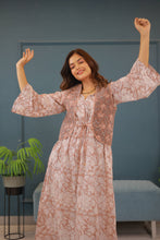 Load image into Gallery viewer, Blush Pink Block Printed Reversible Cotton Vest