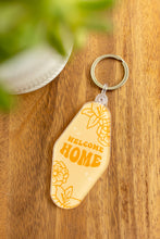 Load image into Gallery viewer, Welcome Home | Retro Hotel Keychain