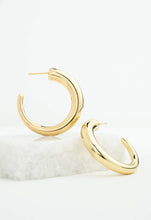 Load image into Gallery viewer, Golden Grace Hoops