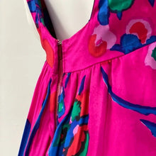 Load image into Gallery viewer, Victor Costa 60s Low Back Floral Gown