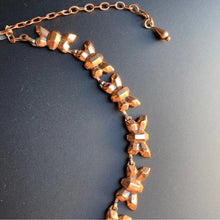Load image into Gallery viewer, Renoir Copper Bows Butterfly Necklace