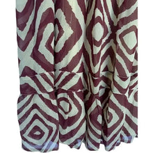 Load image into Gallery viewer, Soft Surroundings Brown Ivory Midi Tiered Skirt - Small