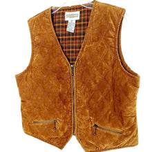 Load image into Gallery viewer, Vintage Cambridge Quilted Suede Vest
