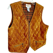 Load image into Gallery viewer, Vintage Cambridge Quilted Suede Vest