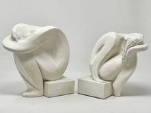 Load image into Gallery viewer, 1980 David Fisher Plaster "Youth" Figures Bookends