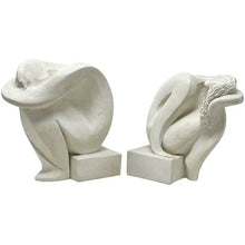 Load image into Gallery viewer, 1980 David Fisher Plaster "Youth" Figures Bookends
