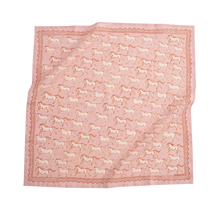 Load image into Gallery viewer, Wild Horses Pink Rust Cotton Bandana