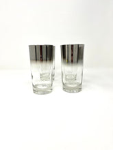 Load image into Gallery viewer, Set of 4 MCM Silver Ombre Highball Glasses