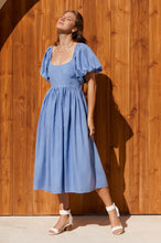 Load image into Gallery viewer, Cherie Puff Sleeve Midi - Blue