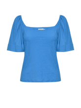 Load image into Gallery viewer, Jayden Flutter Sleeve Tee - Lapis