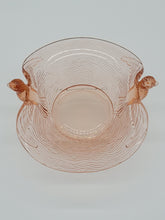 Load image into Gallery viewer, Fenton Pink Bird Handles Glass Bowl