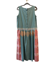 Load image into Gallery viewer, Vintage Josefa Blue & Pink Sleeveless Dress