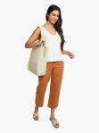 Load image into Gallery viewer, Ivory 2 Handle Classic Leather Tote
