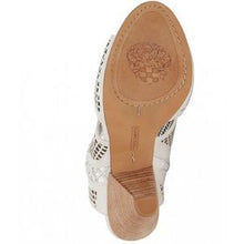 Load image into Gallery viewer, Vince Camuto Cut Out White Heels - Size 10