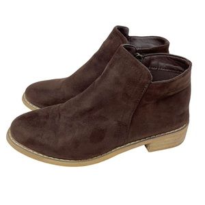 Seven7 vegan cheap suede booties