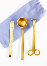 Load image into Gallery viewer, Brass Candle Tools | Set of 3
