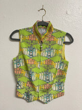 Load image into Gallery viewer, Soap + Laundry Tapp New York One of a Kind Print Vest - Medium

