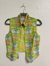 Load image into Gallery viewer, Soap + Laundry Tapp New York One of a Kind Print Vest - Medium
