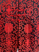 Load image into Gallery viewer, Traditional Chinese Brocade Vest - Red &amp; Black - Size XXXL (Fits Approx. 16-18)
