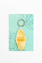 Load image into Gallery viewer, Welcome Home | Retro Hotel Keychain
