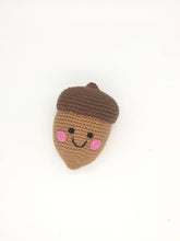 Load image into Gallery viewer, Friendly Acorn Hand-knit Rattle
