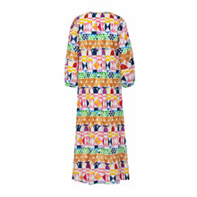 Load image into Gallery viewer, Quilted Print Cotton Maxi Dress
