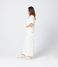 Load image into Gallery viewer, Ivory Cotton Button Front Jumpsuit
