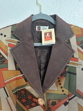 Load image into Gallery viewer, NWT Tea Designs by Michelle N. Vintage Geometric Print Blazer Coat - Size 4
