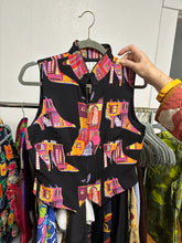Load image into Gallery viewer, Soap + Laundry Tapp New York One of a Kind Print Vest - Medium
