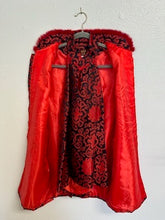 Load image into Gallery viewer, Traditional Chinese Brocade Vest - Red &amp; Black - Size XXXL (Fits Approx. 16-18)
