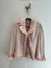 Load image into Gallery viewer, St. John Collection Pink &amp; Ivory Boucle Jacket
