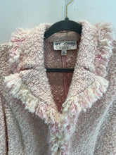 Load image into Gallery viewer, St. John Collection Pink &amp; Ivory Boucle Jacket
