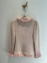 Load image into Gallery viewer, St. John Collection Pink &amp; Ivory Boucle Jacket
