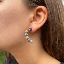 Load image into Gallery viewer, Kantha Petite Arc Earrings
