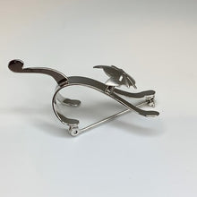 Load image into Gallery viewer, Sterling Silver Beau Cat Pin
