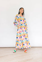 Load image into Gallery viewer, Quilted Print Cotton Maxi Dress
