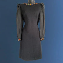 Load image into Gallery viewer, Vintage Lisa Michaels Knit Dress w/ Gems - 12P
