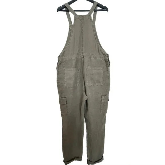 Nicole miller linen deals overalls