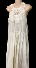 Load image into Gallery viewer, Ulla Johnson White Cotton Maxi with Crochet Neck - 4
