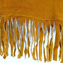 Load image into Gallery viewer, Cedars Vintage Camel Fringe Suede Maxi Wrap Skirt - Small
